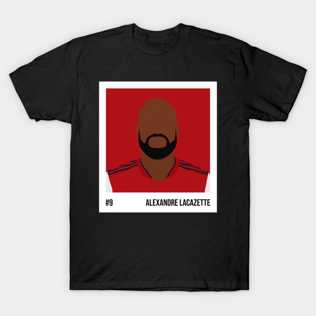 Alexandre Lacazette Minimalistic Camera Film T-Shirt by GotchaFace